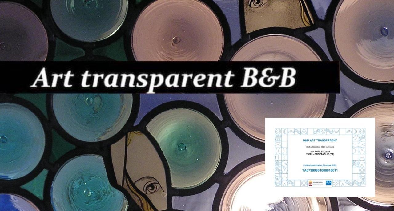 Art Transparent B&B Grottaglie Bagian luar foto